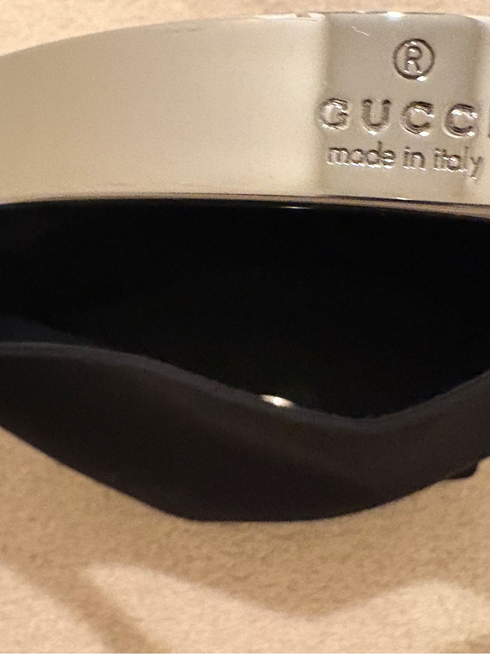 Gucci Black Fabric Satchel with Metal Accent Handle - Picture 13 of 16